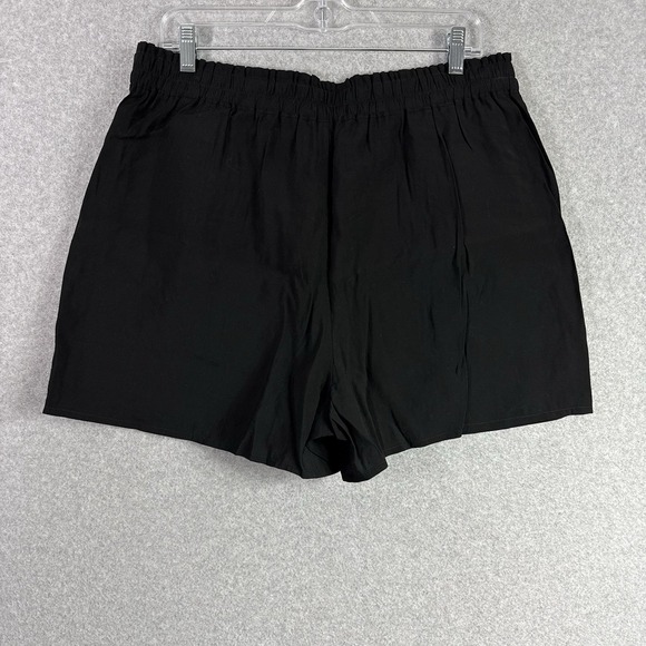 Madewell pull on cargo shorts womens large black lightweight - Picture 3 of 7